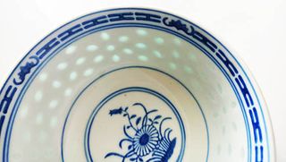 Ciotole porcellana cinese vintage anni '70