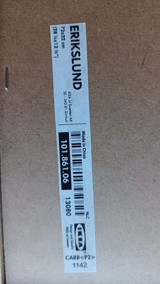 Cuadro Tríptico Ikea Hojas Verdes y gotas de agua