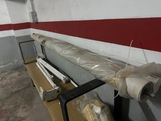 Toldo Rayado Amarillo y Blanco