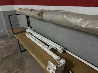 Toldo Rayado Amarillo y Blanco