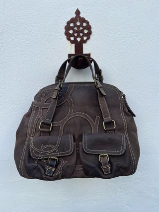 Bolso Purificación García Marrón