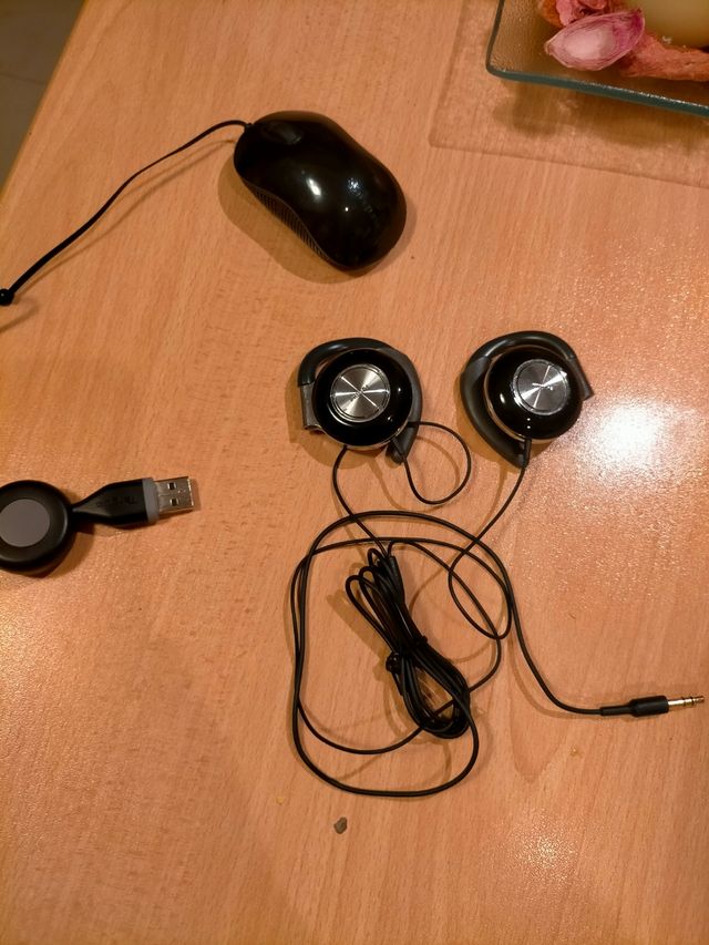 Ratón y Auriculares USB