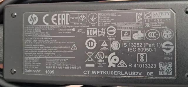 Cargador HP Portátil