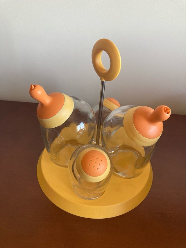 Set Aceitera Vinagrera Salero Pimentero