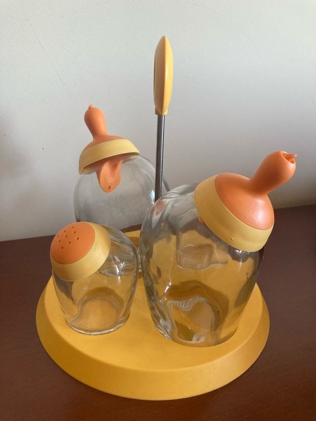 Set Aceitera Vinagrera Salero Pimentero