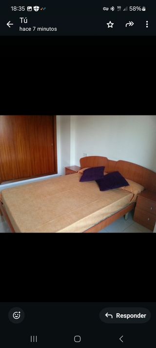Conjunto muebles habitación de matrimonio Orihuela