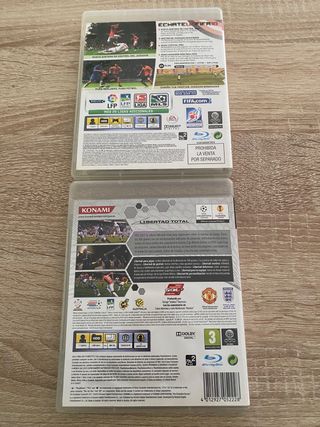 2 Juegos PS3: PES 2011 y FIFA 10