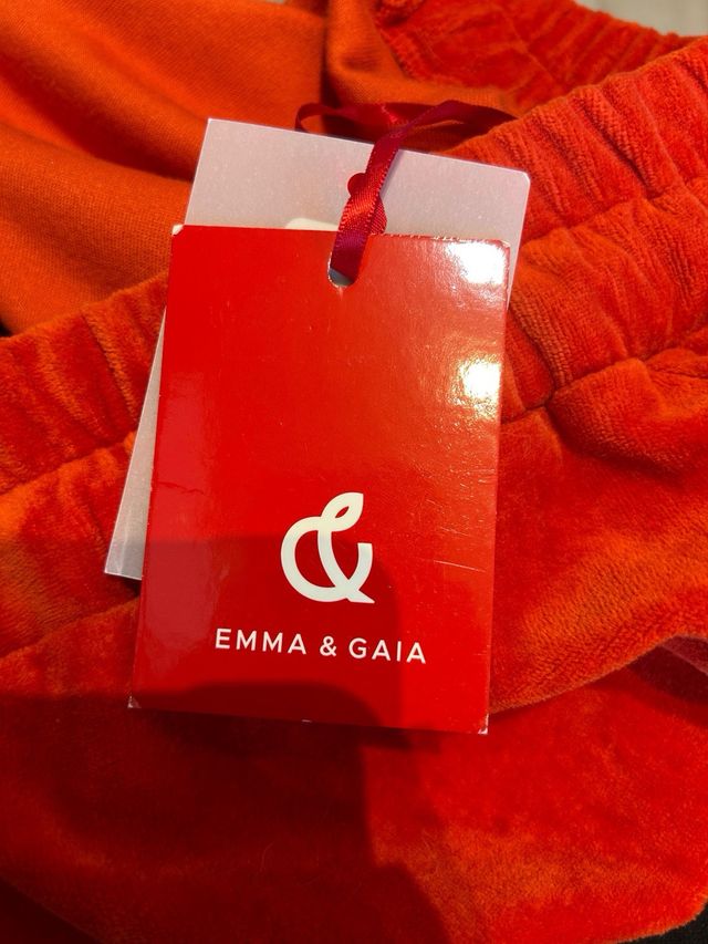 Emma & Gaia Joggers Invernali Rossi