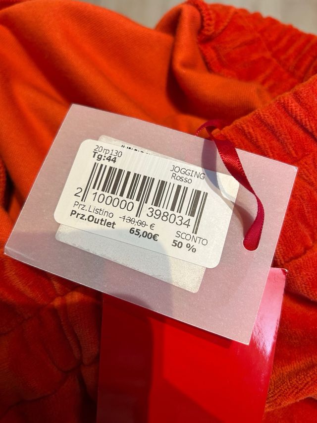 Emma & Gaia Joggers Invernali Rossi