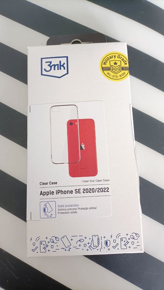 Capa 3mk iPhone SE 2020/2022 Transparente