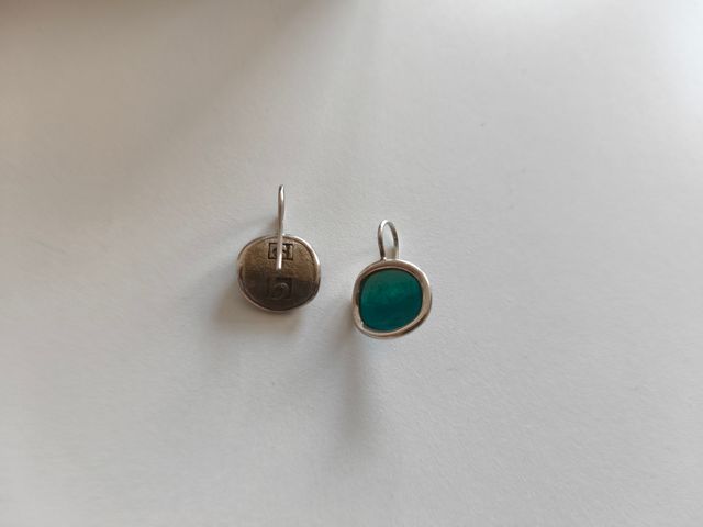 Conjunto Argent Basic Plata y Turquesa