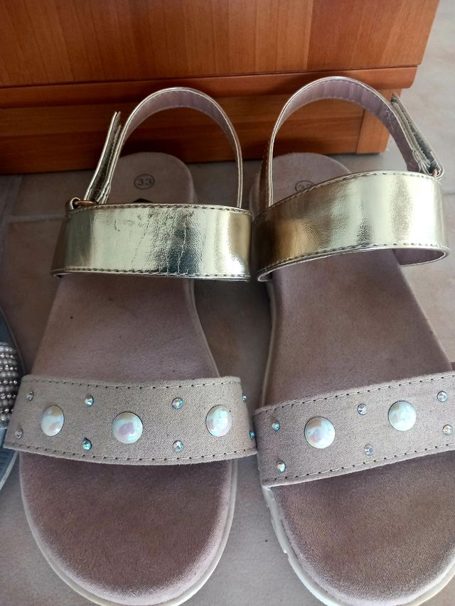 Sandali bambina 4 paia n. 32/33