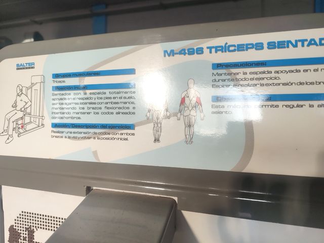 Máquina de tríceps SALTER