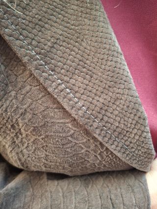 Chaqueta de piel marrón