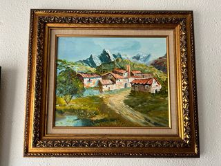 Cuadro decorativo paisaje montañoso