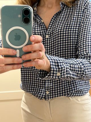  Zara & Hollister – vaquero blanco&camisa cuadrito