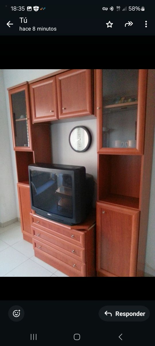 Cajonera con 3 cajones y estante con dos puertas