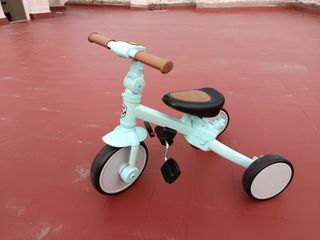 Bicicleta/Triciclo Infantil Celeste