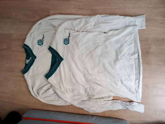 2 magliette sportive bianche a maniche lunghe Safa Horta