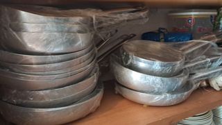 Padelle in alluminio, diverse misure Da 10€ ×1 .