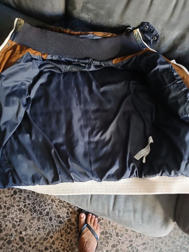 Abrigo Bershka blanco