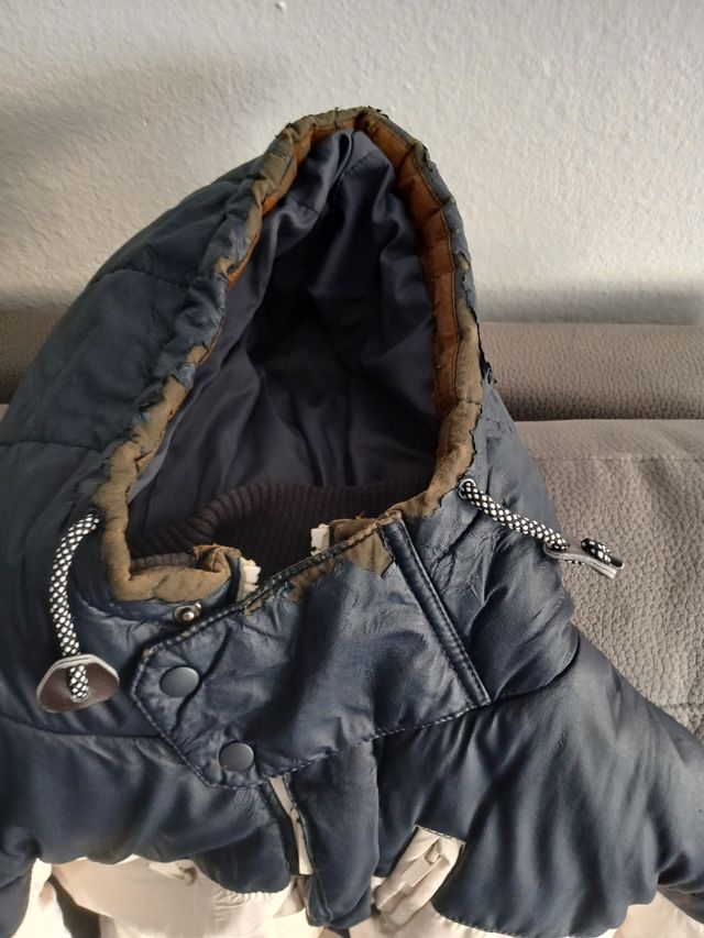 Abrigo Bershka blanco