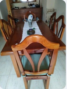 Mesa y 6 Sillas Comedor