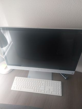 Ordenador HP Pavilion 24-R103NS Plata/Blanco