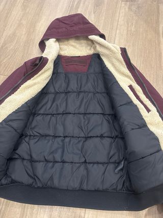 Cazadora Granate con borreguillo Talla M