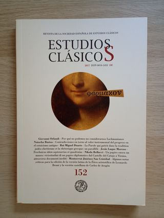 Revista "Estudios Clásicos" (SEEC), núm. 152.