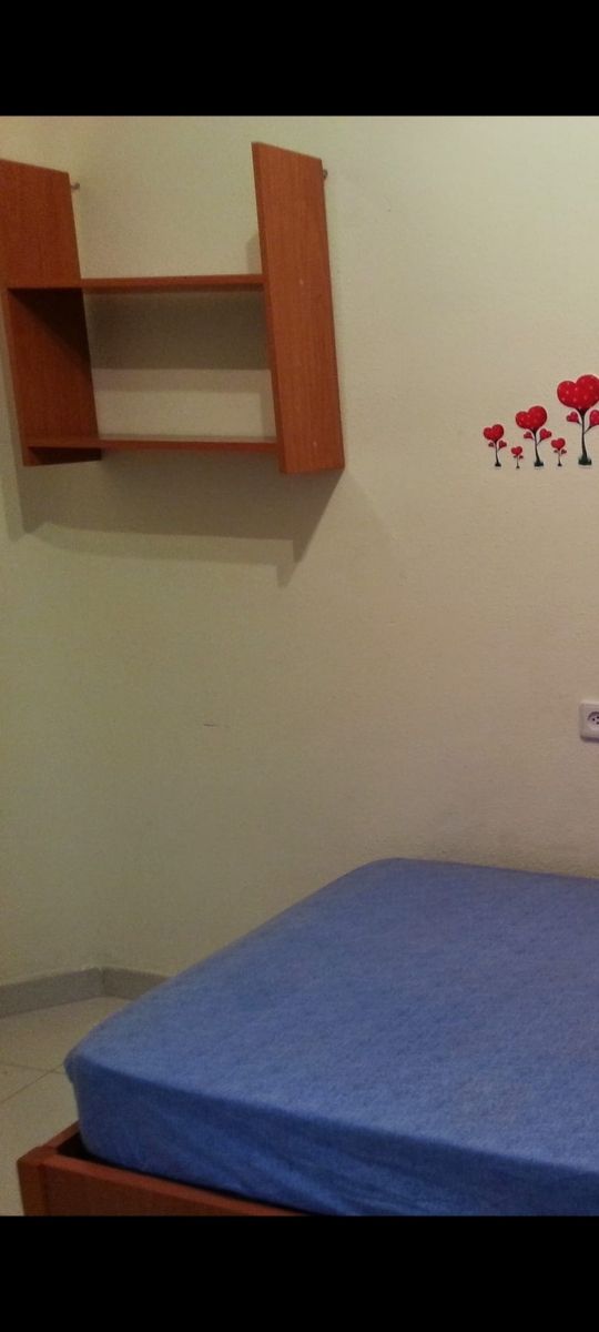 Escritorio madera con estantería en Orihuela