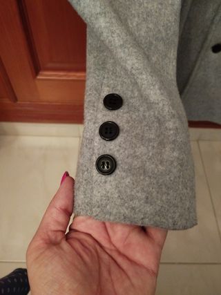 Abrigo de caballero gris