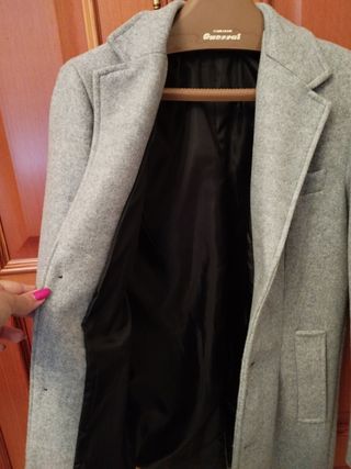 Abrigo de caballero gris