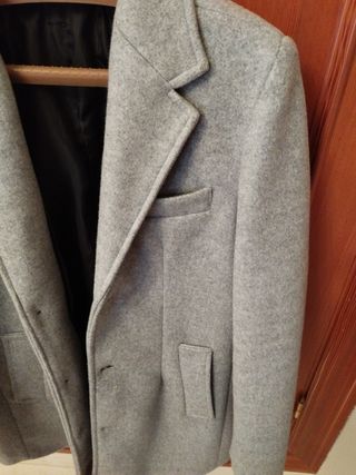 Abrigo de caballero gris