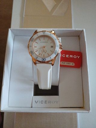 Reloj Viceroy Dorado y Blanco