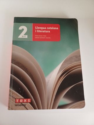 Llengua catalana i literatura 2 BAT ISBN 978844122