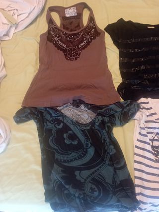 Lote 6 Camisetas Talla S/M Varias Marcas