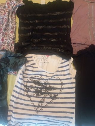 Lote 6 Camisetas Talla S/M Varias Marcas