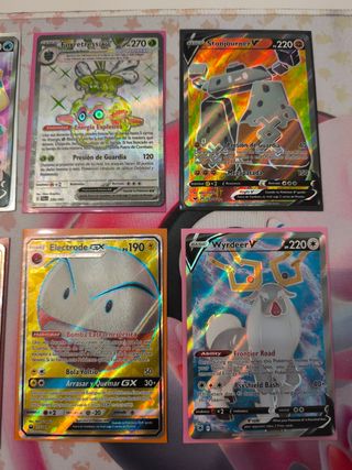 Cartas Pokémon Full Art V y GX