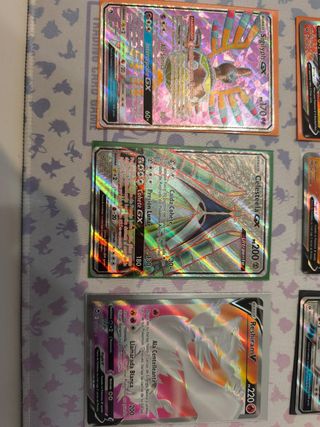 Cartas Pokémon Full Art V y GX