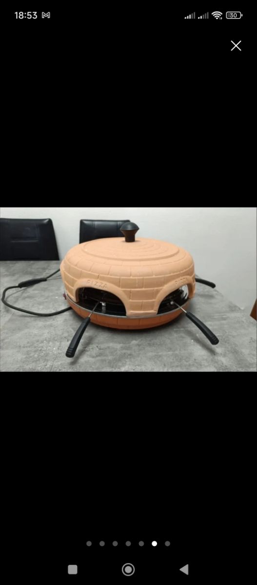 Horno Eléctrico Mini Pizzas 6 Personas Blu mill