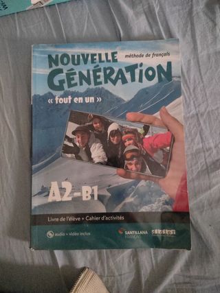 Libro de francés Nouvelle Génération
