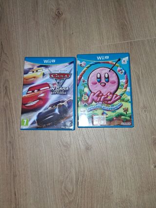 2 Juegos Wii U: Cars y Kirby