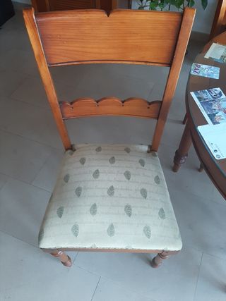 Sillas de comedor de pino (4 unidades)