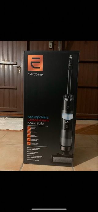 Lavapavimenti aspirapolvere a batteria 