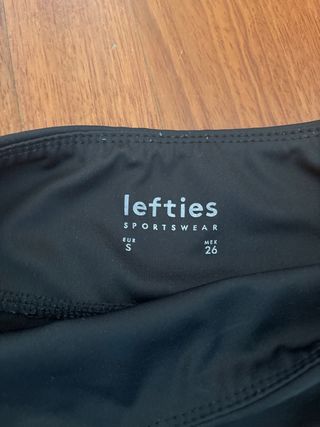 Leggings negros niña Lefties talla S