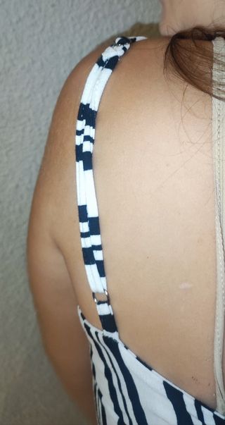 Mono verano rayas Stradivarius Talla S