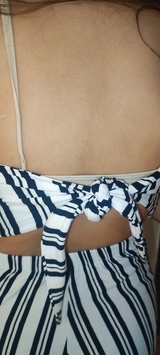 Mono verano rayas Stradivarius Talla S