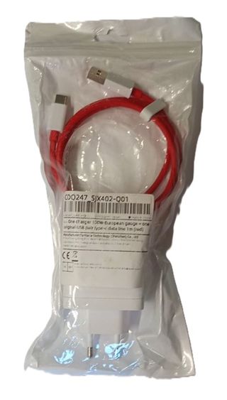Cargador OnePlus 100W + Cable USB-C Rojo