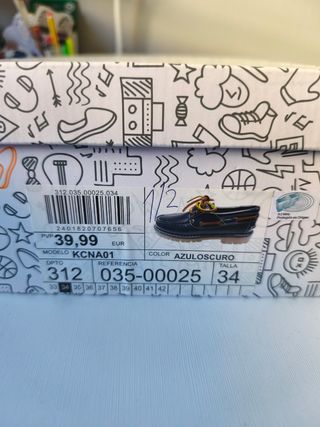 Náuticos niño azul marino niño talla 34